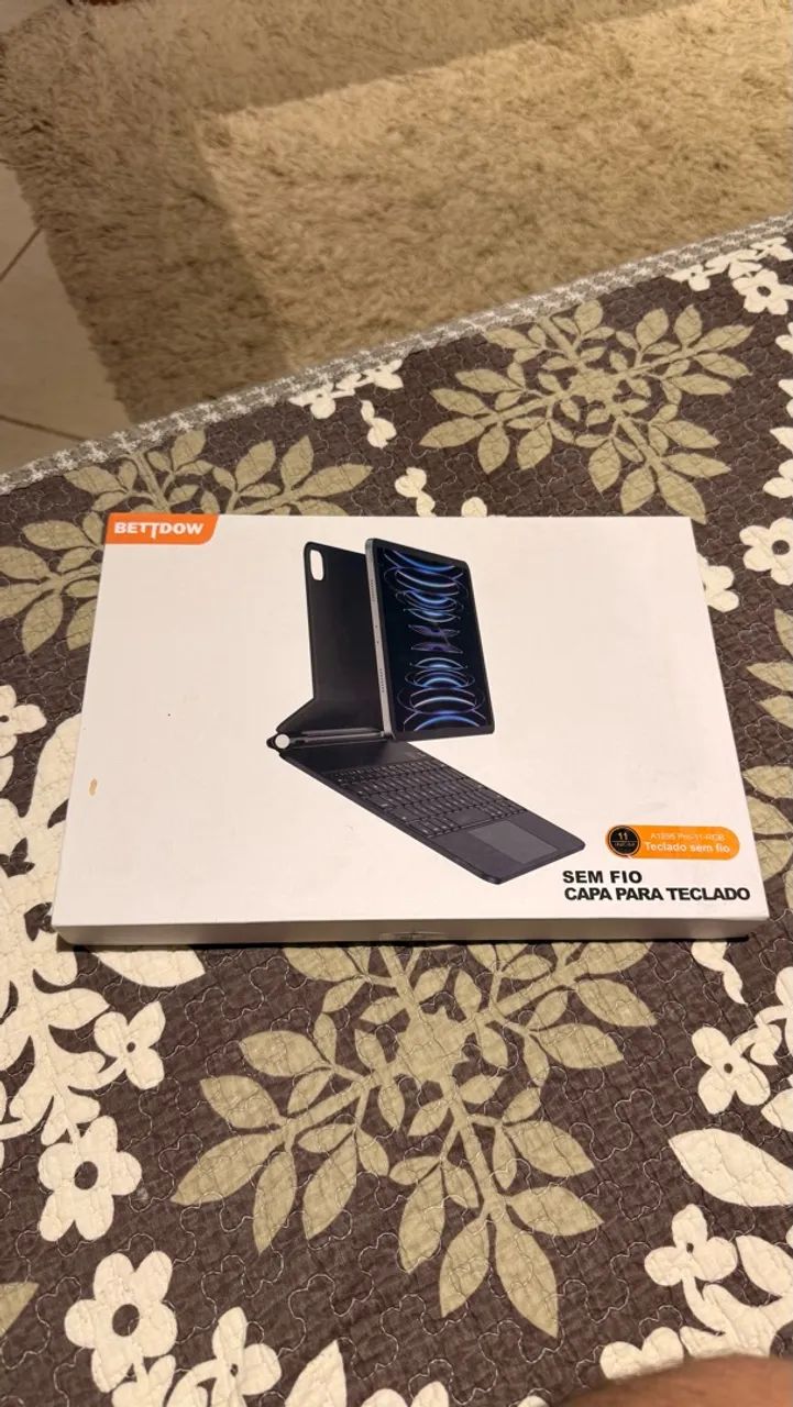 iPad Air M1 64GB + Apple Pencil 2 + Capa com Teclado - Foto 3