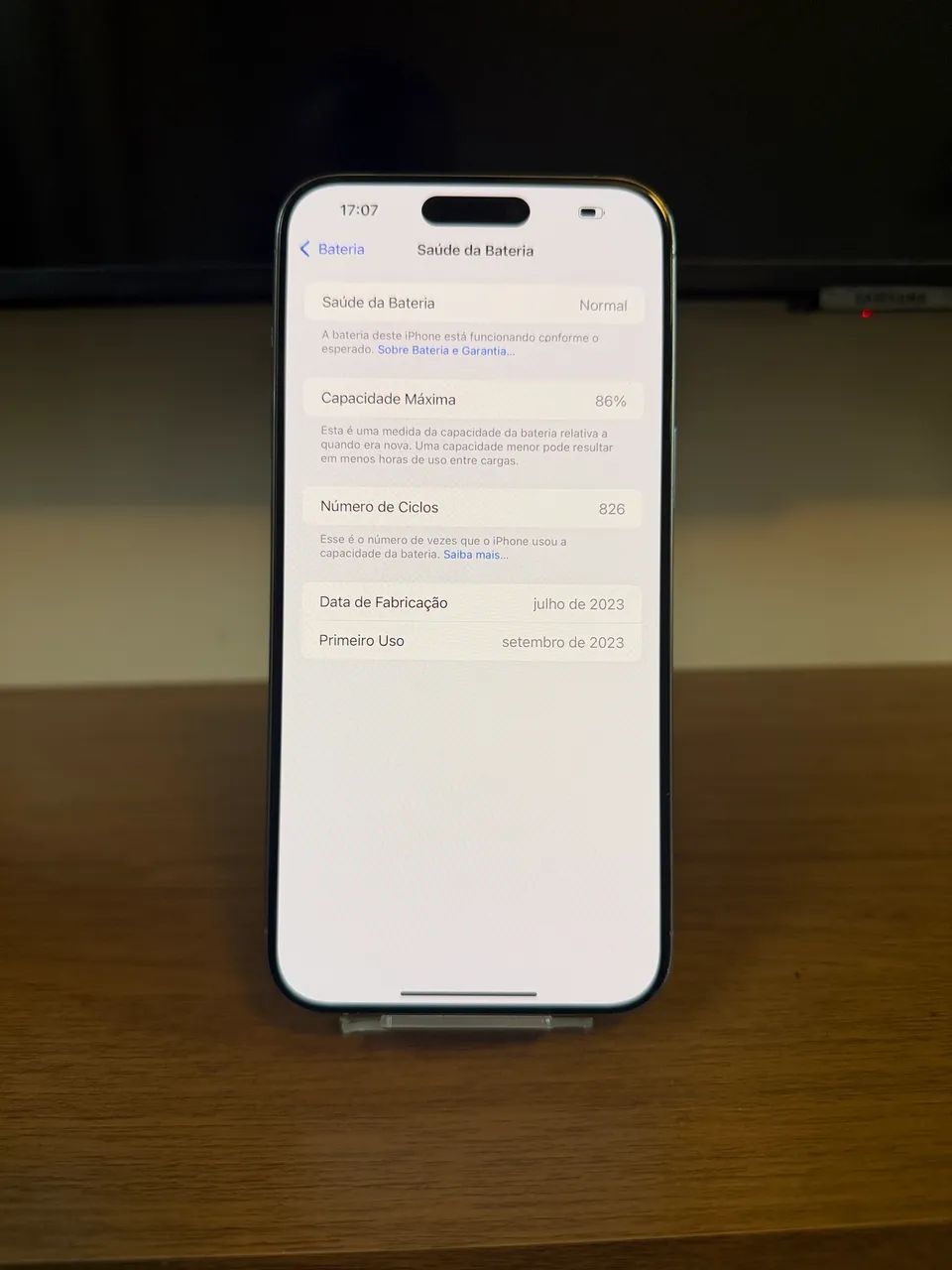 iPhone 15 Pro Max 1TB - Titânio Natural | Original | Impecável