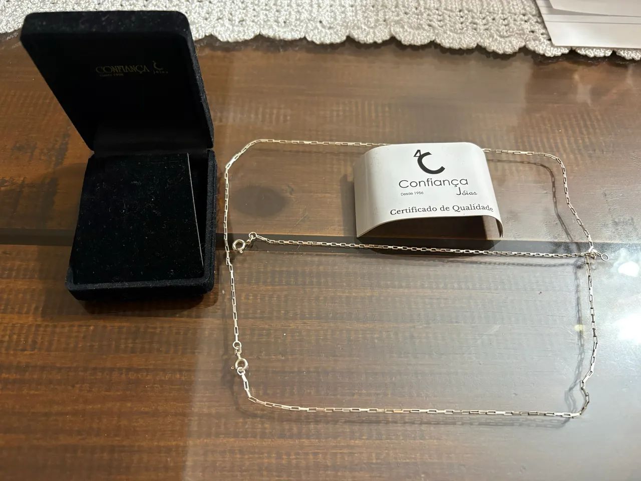 Cordão e Pulseira em Prata - Foto 3