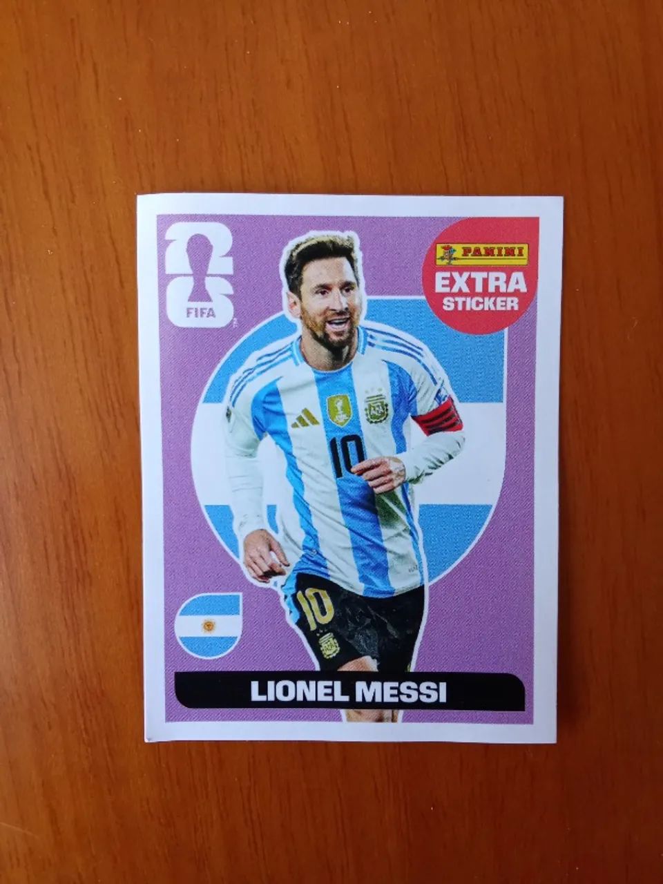 Figurinha Legend Messi lilás 