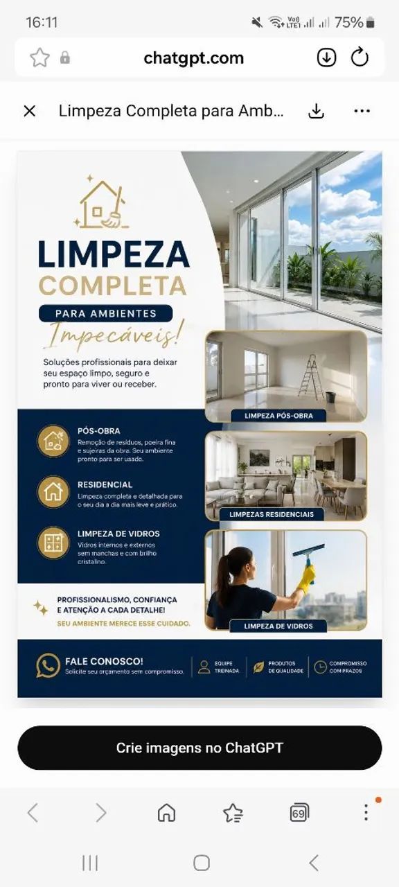 Limpeza profissional 