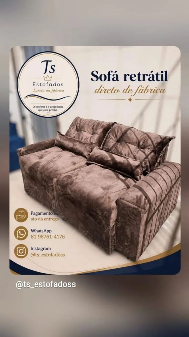 Sofá retrátil preços imperdivel 
