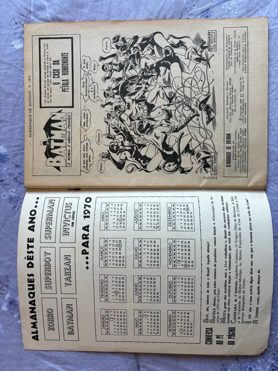 Almanaque Batman 1970 Ed EBAL - Foto 3