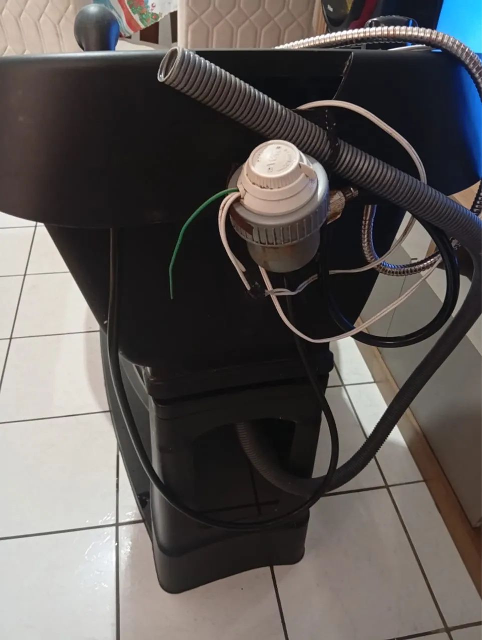 Lavatório com aquecedor 