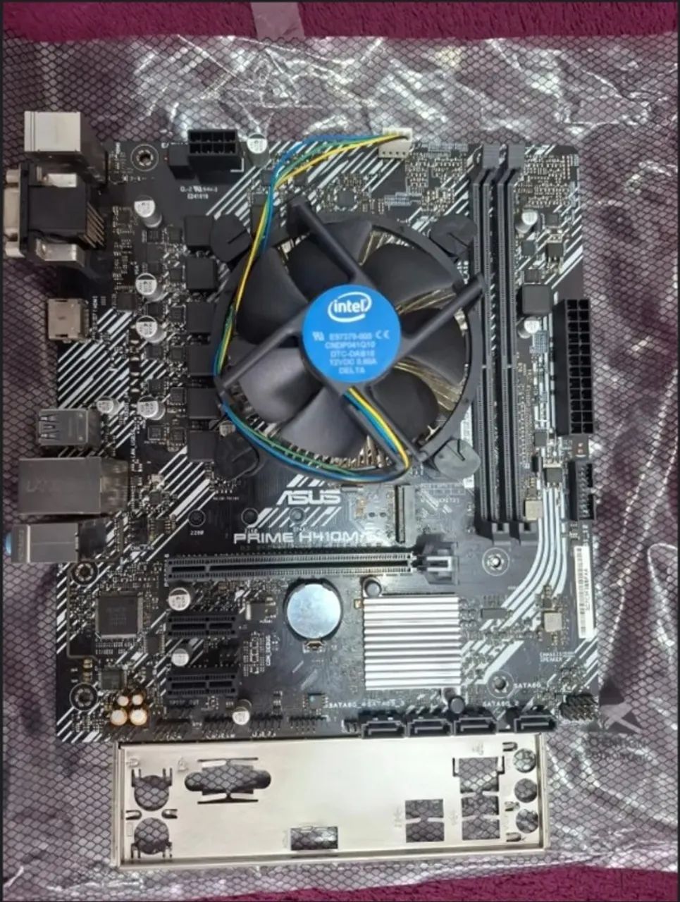 Kit Upgrade Gamer: Intel i3 10100F + GTX 1650 PNY + Placa Mãe ASUS