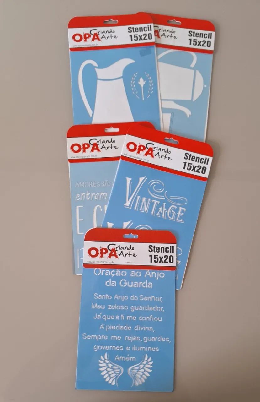 Kit com 34 Stencils para Trabalhos Artesanais Diversos - Foto 5