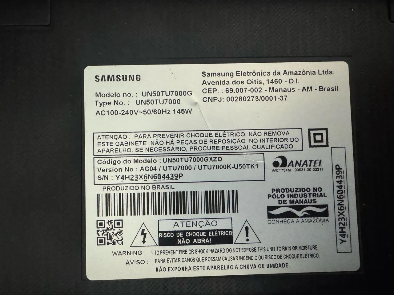 Smart Tv Samsung 50 Polegadas 4K UHD Crystal UN50TU7000GXZD - Foto 4