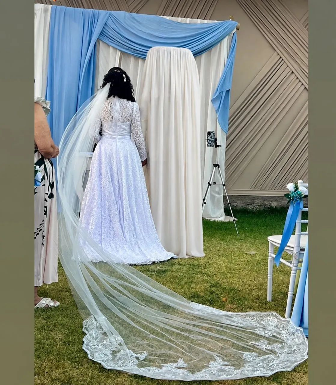 Vestido de Noiva + Grinalda  - Foto 3