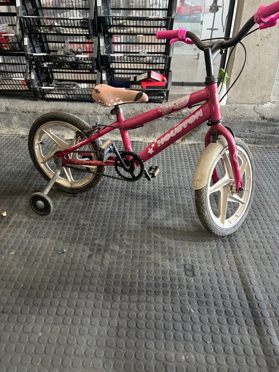 Bicicleta aro 16 infantil rosa