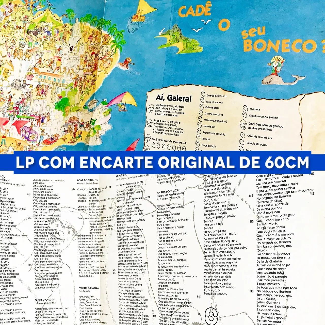 LP Seu Boneco +60cm encarte original - Escolinha - Foto 2