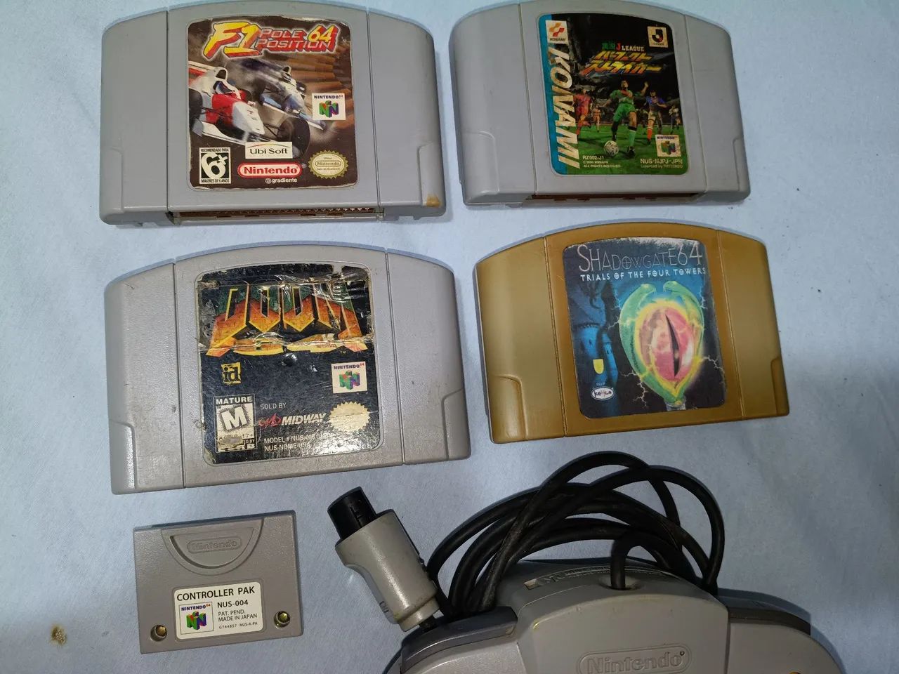 Lote de Nintendo 64 Jogos, Controle e Controller pack - Foto 2