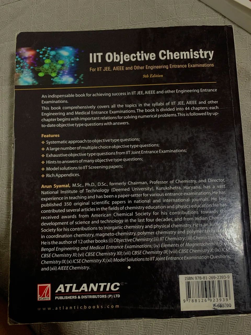 livro iit objective chemistry 9th edition - Foto 2