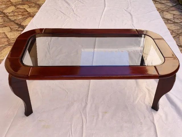 Mesa de centro com tampo de vidro  - Foto 2