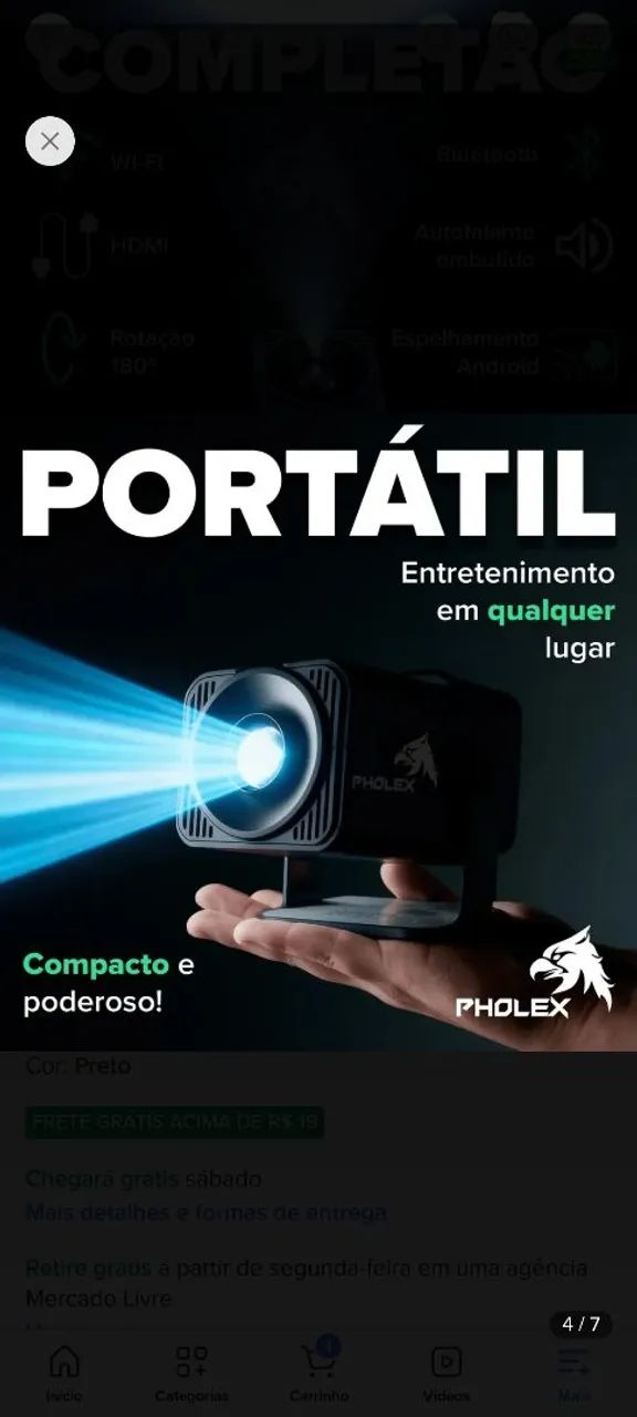Projetor  - Foto 3