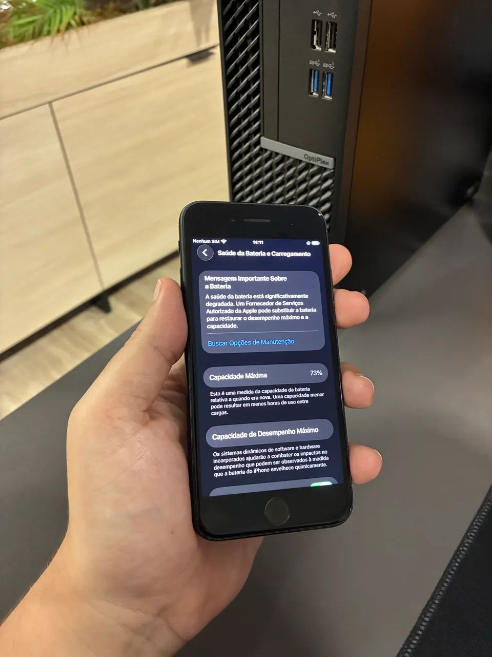 iPhone SE 2020 128GB - 100% Funcional (Com Caixa e Cabo) | Saúde 73% - Foto 3