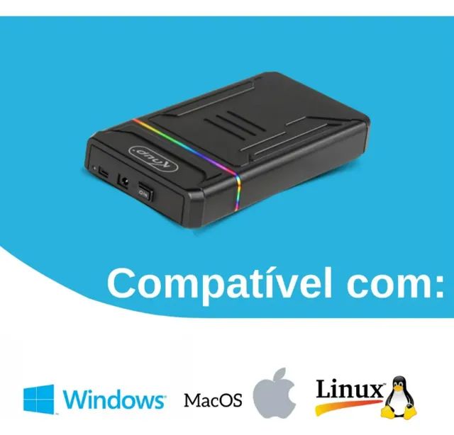 Case Hd Externo Usb 3.0 Sata 2,5/3,5 5Gb - Foto 4