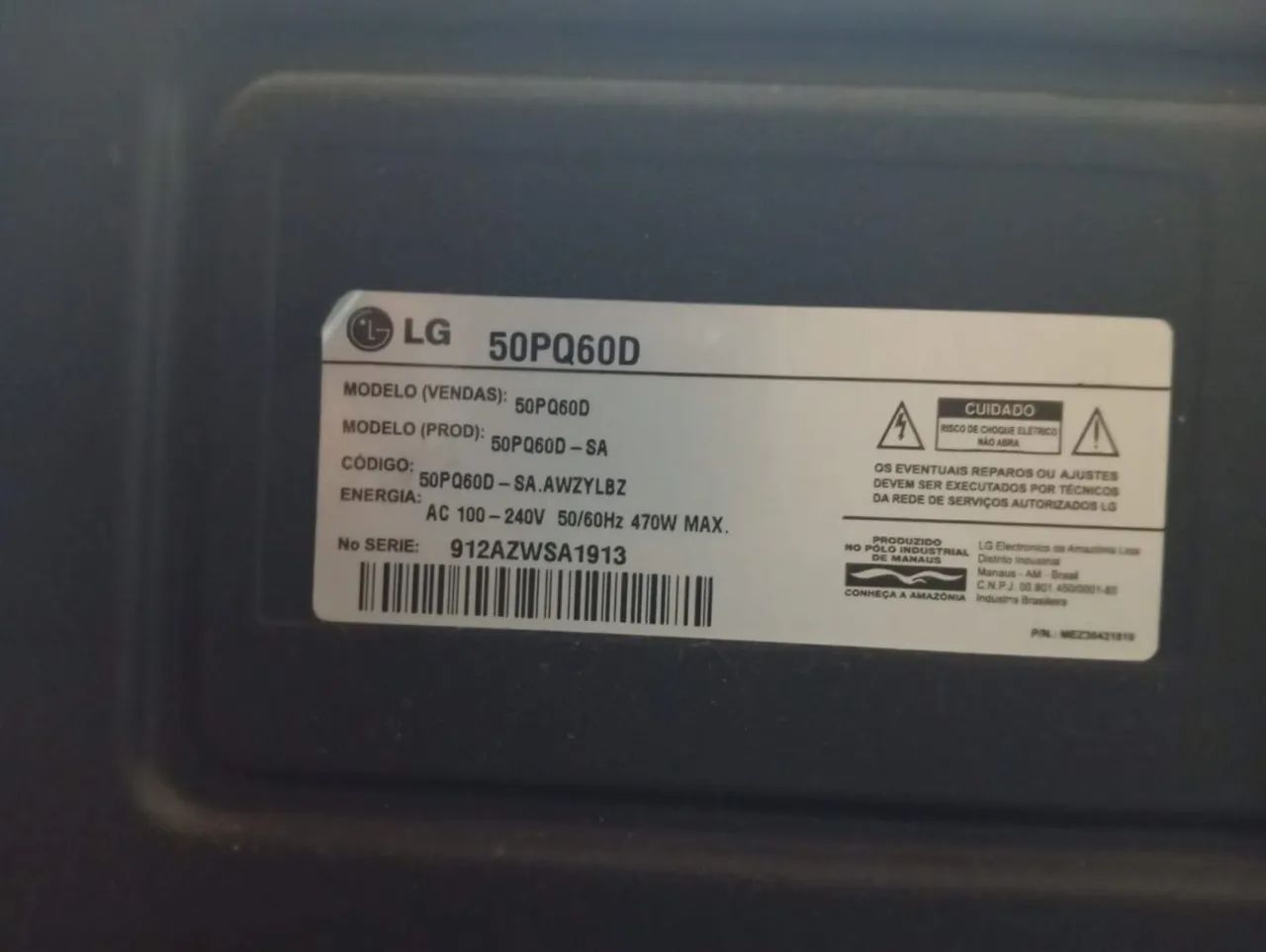 Tv plasma Lg 50 polegadas  - Foto 2