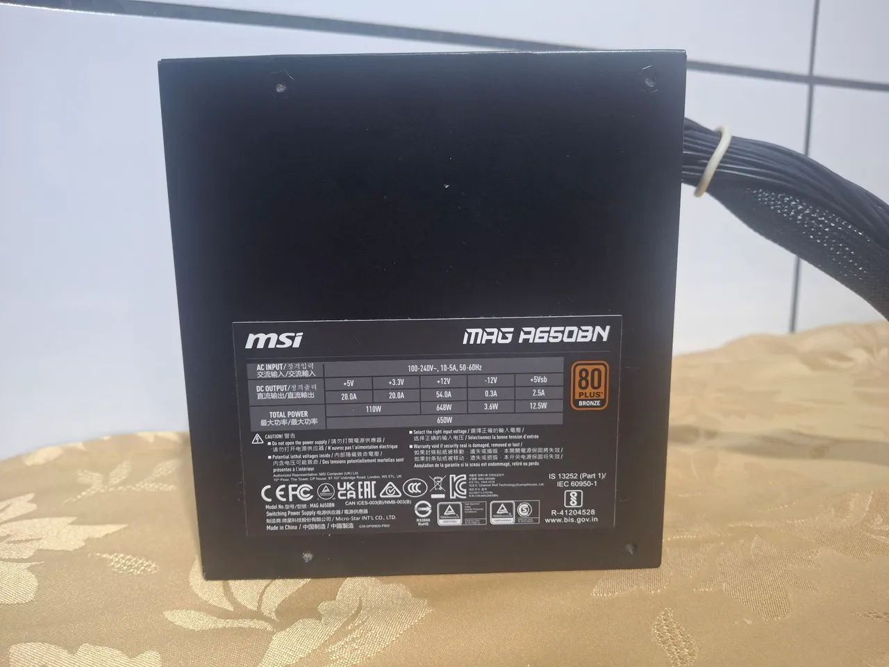 Fonte msi 650w - Foto 3