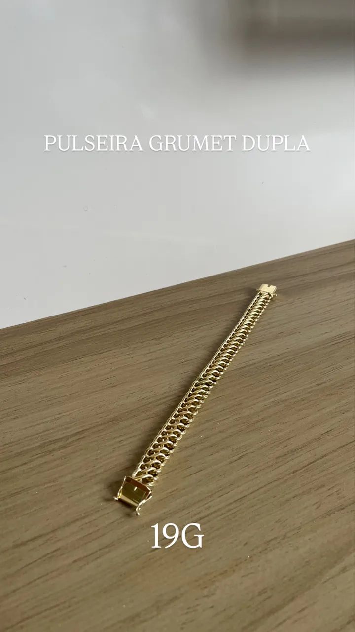 Pulseira Grumet dupla 