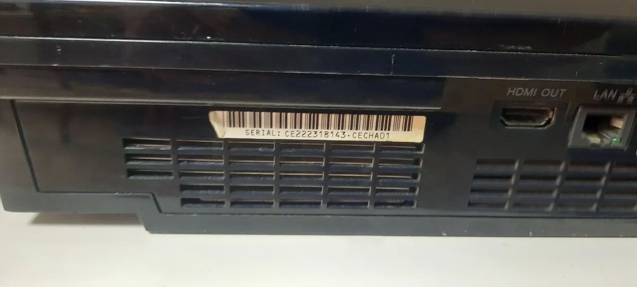 Playstation 3 fat de 4 usb raro com defeito  - Foto 5