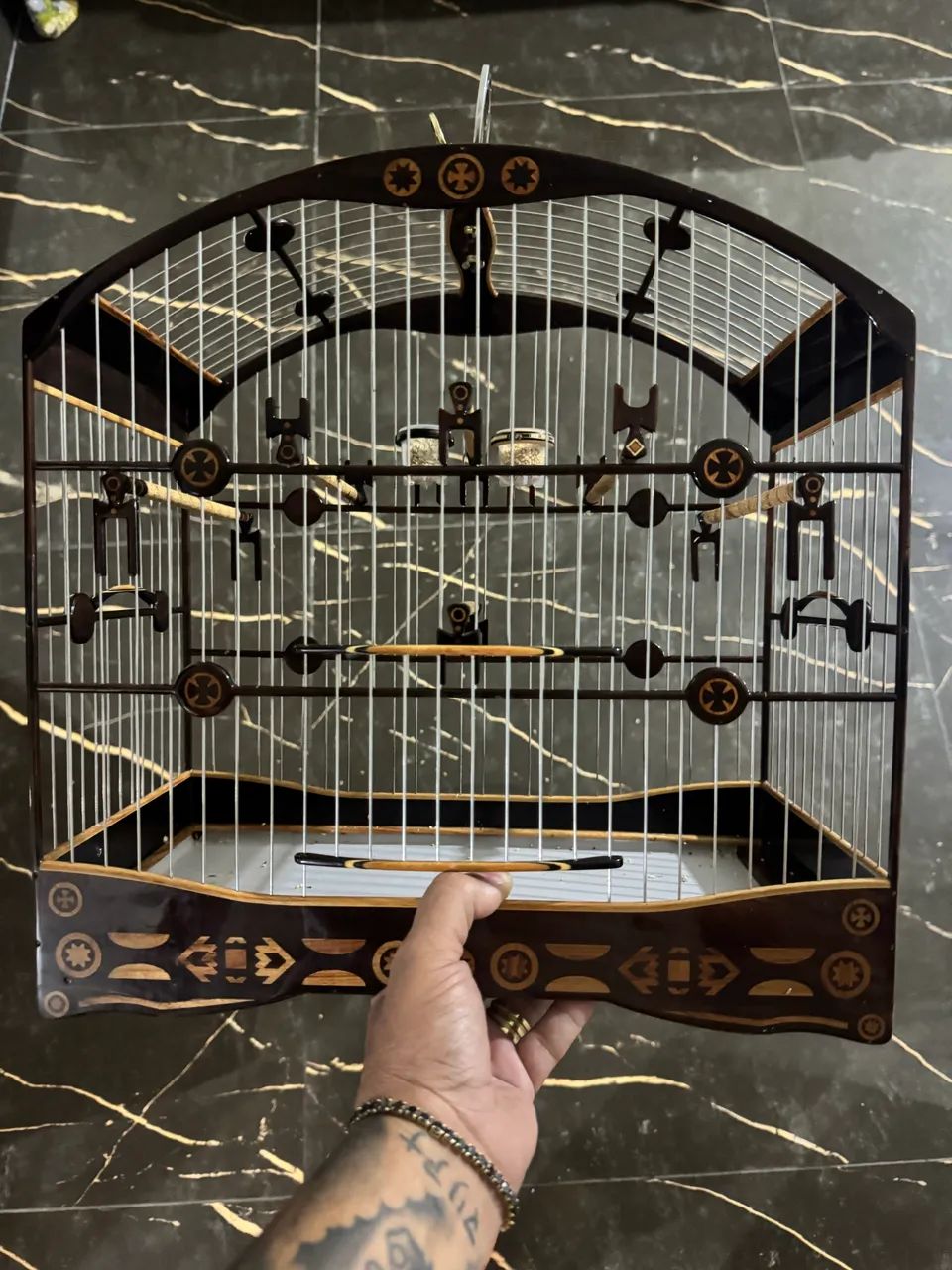 Gaiola coleiro super luxo 