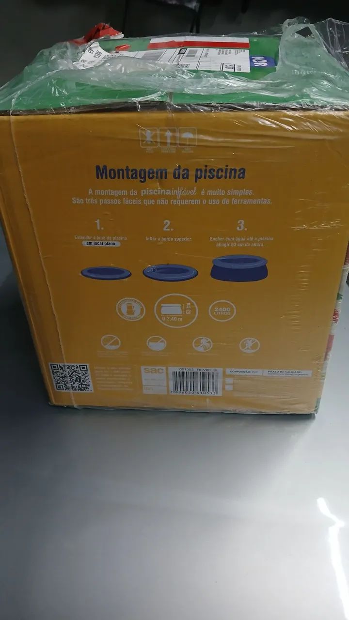 Piscina inflável mor 2400 litros - Foto 3