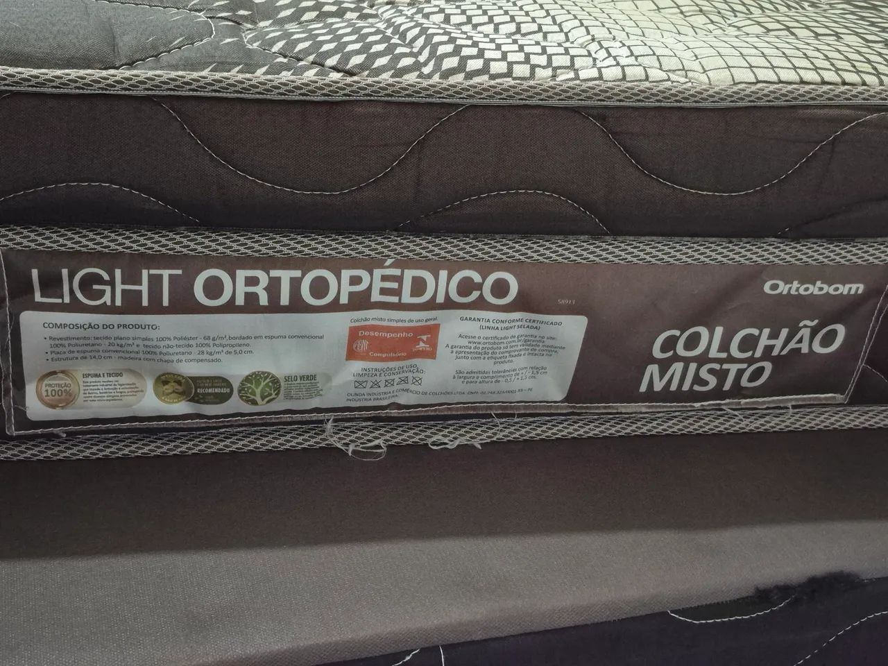 Colchão ortobom ortopédico 