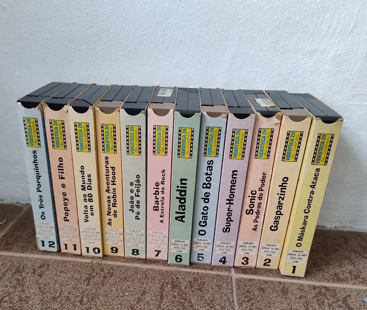 Fitas VHS Zero Hora 
