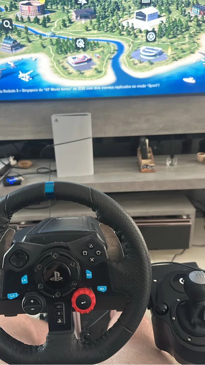 Logitech G29 com cambio e cockpit - Foto 3