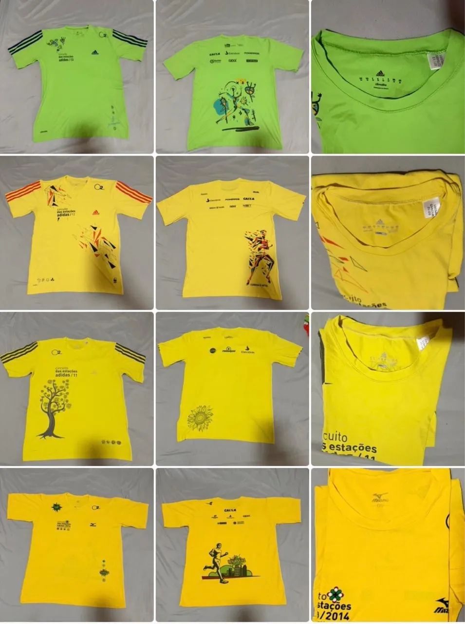 Lote 8 Camisas de Corrida Circuito das Estações - Tamanhos M e GG Babylook (Poliamida) - Foto 6