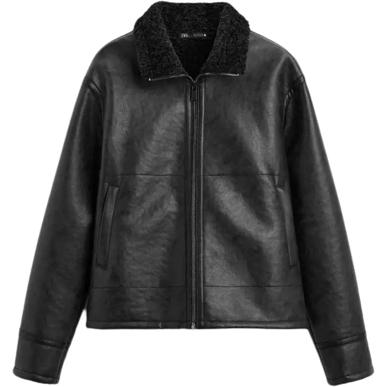 Jaqueta Couro Zara 