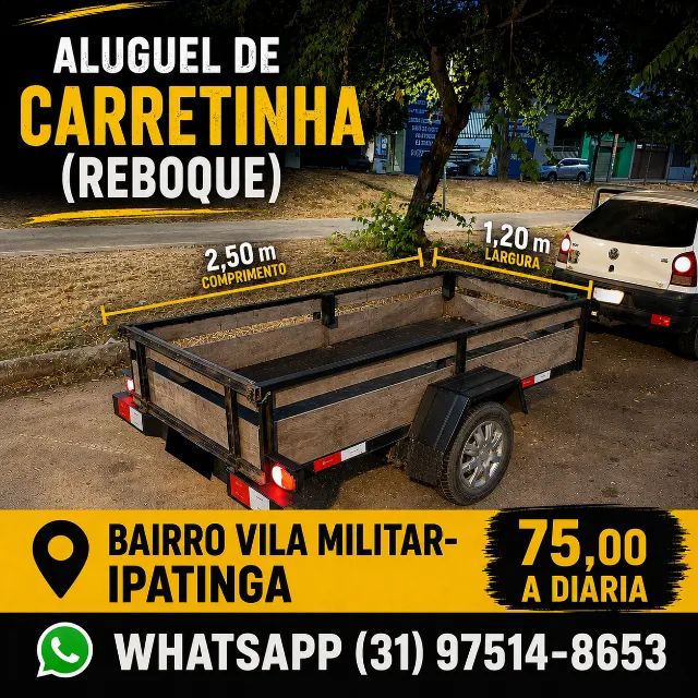 Aluguel de carretinha (Reboque) * - Foto 4