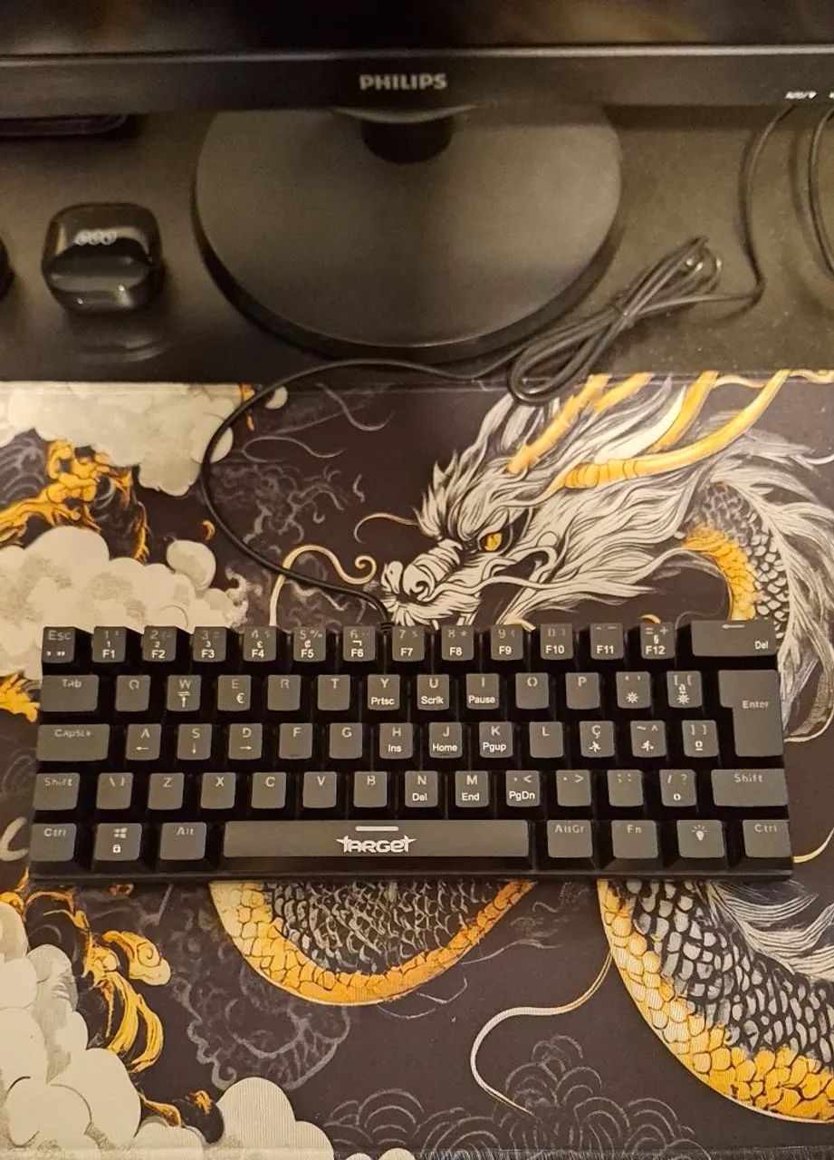 TELCADO GAMER MECÂNICO RGB 60% SWITCH BROWN - Foto 2