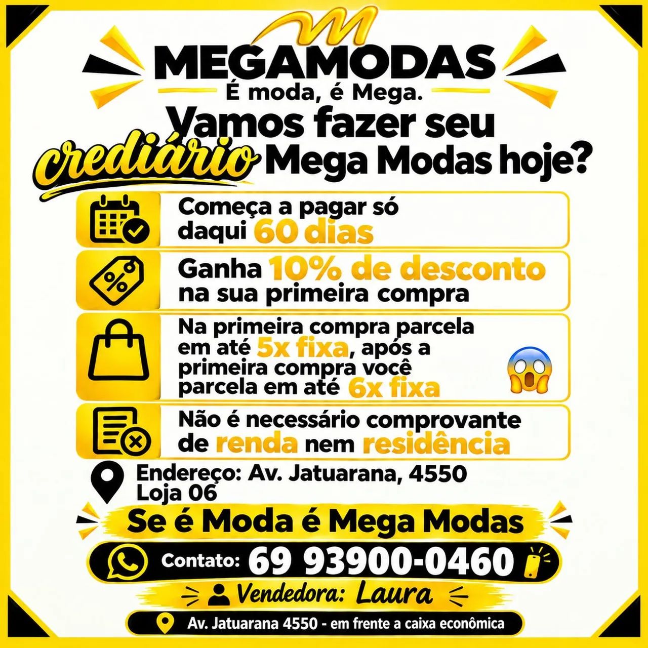 Crediário Megamodas 