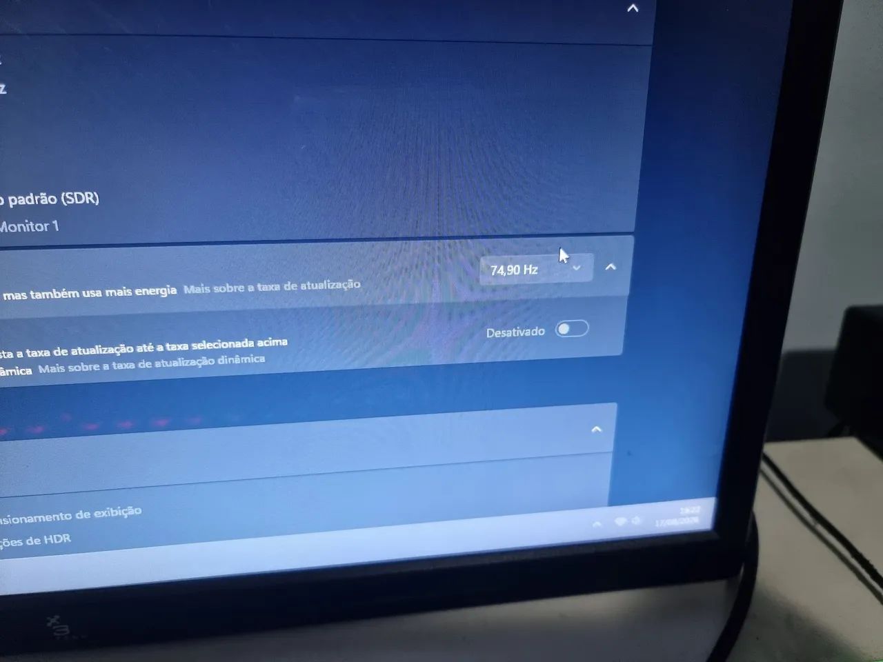 Monitor Led 22 Gamer 75Hz Novo Barbada!!! - Foto 3