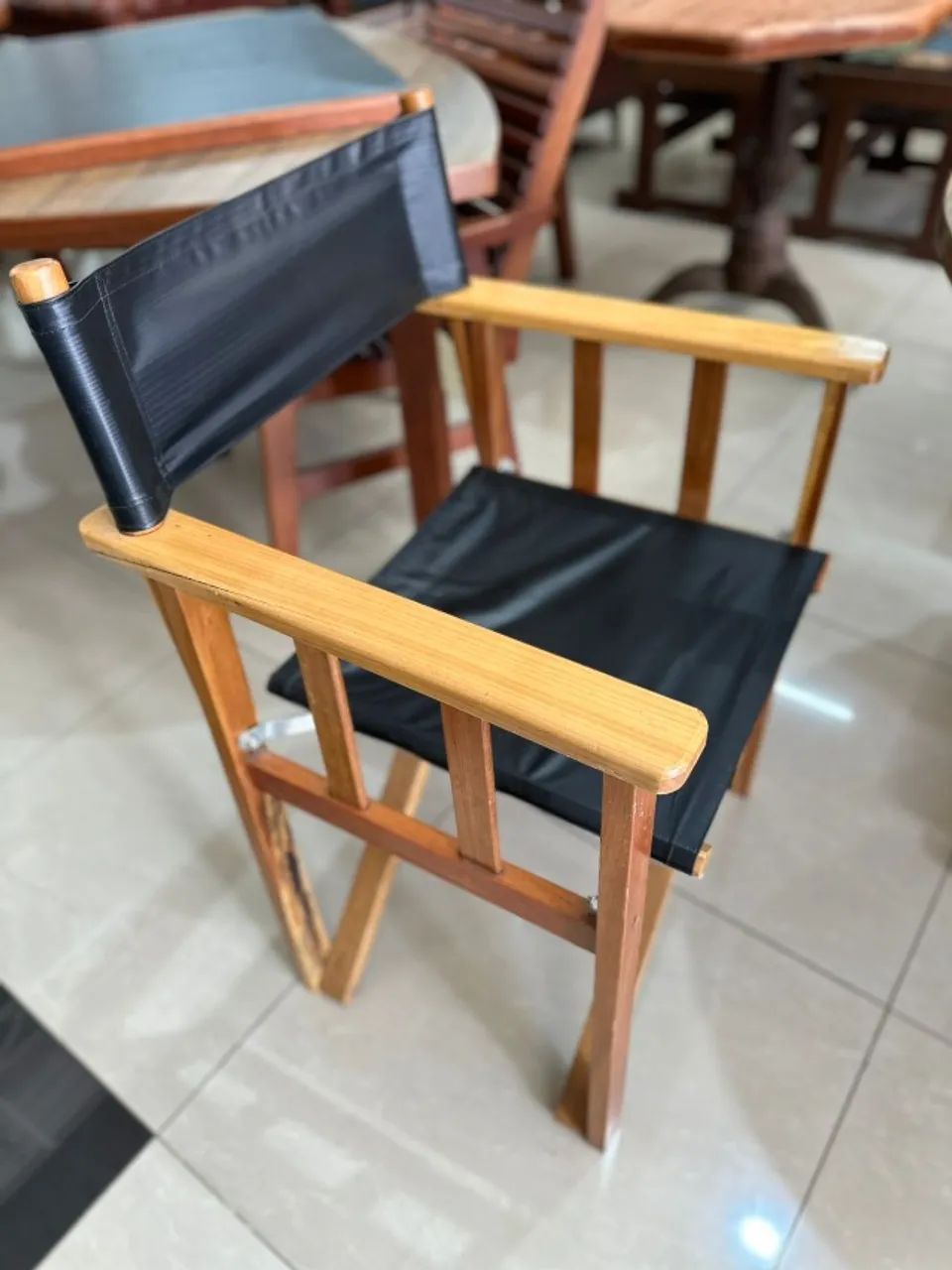 Cadeira diretor cinema dobrável  - Foto 3