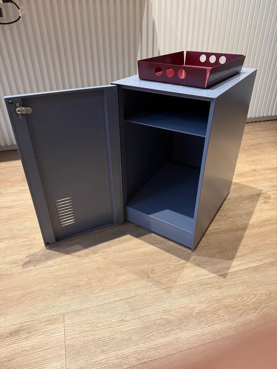 Mini locker e gaveteiro Securit em aço com bandeja - Foto 3