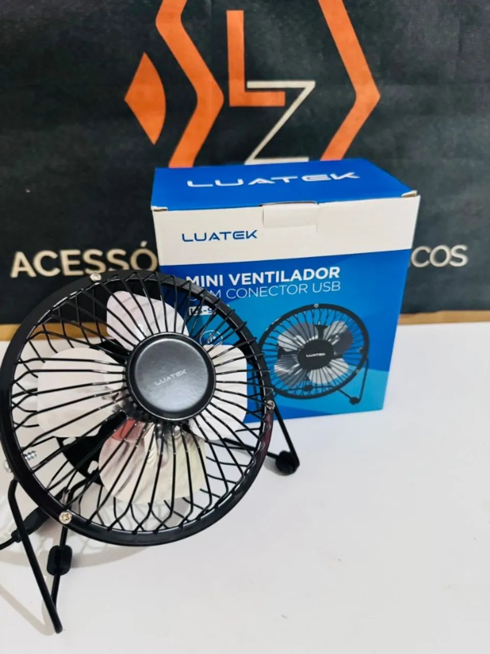 Mini Ventilador Portátil com Conexão USB
