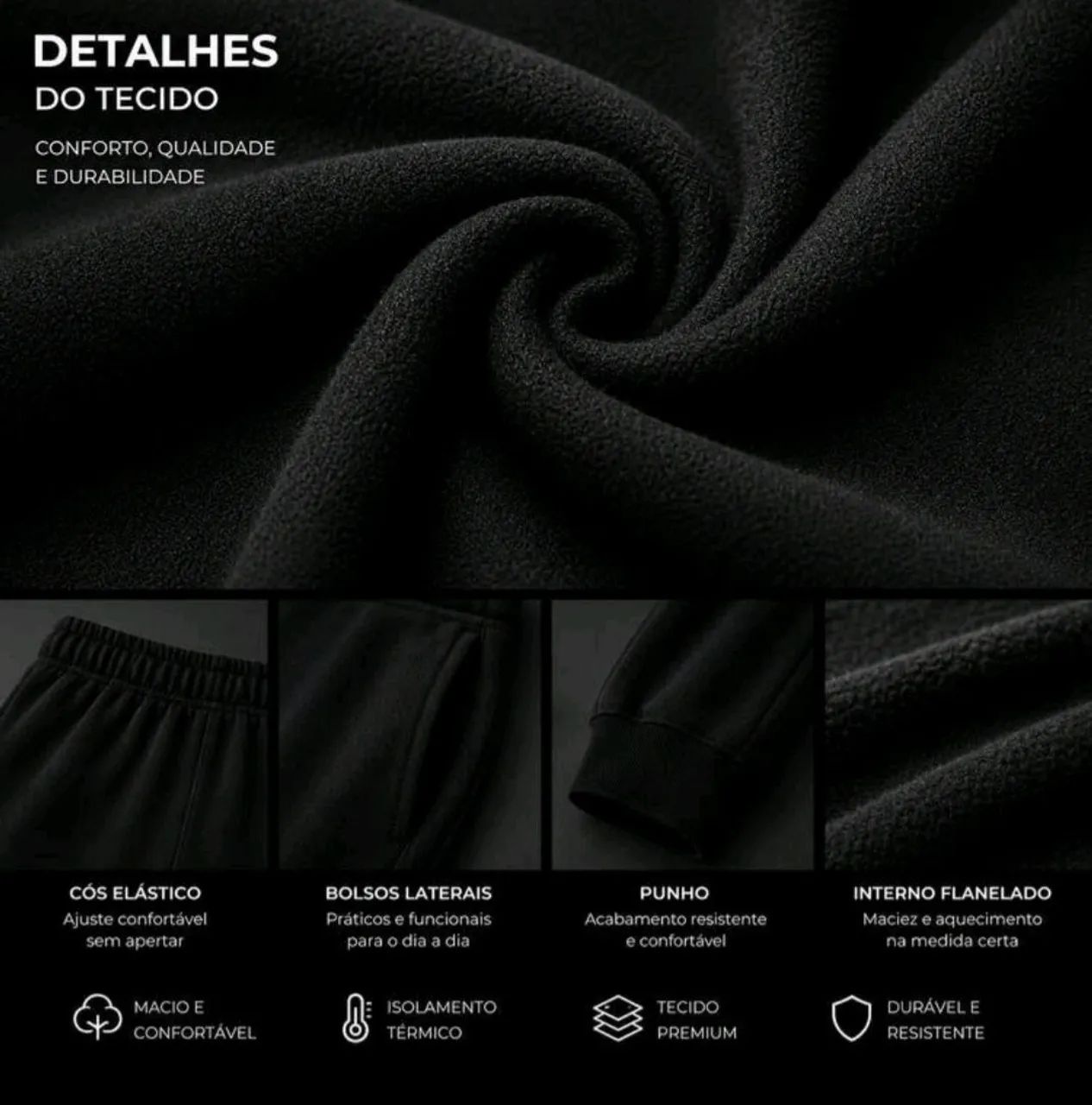 Calça masculina moletom G/GG novas - Foto 2