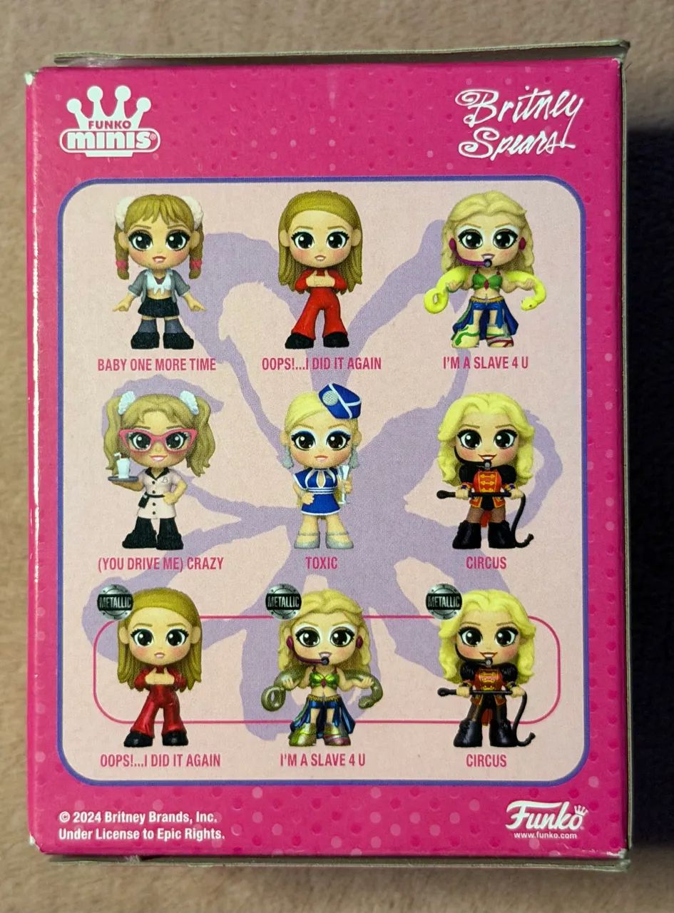 Britney Spears Circus Funko Mini Metalizado - Foto 4