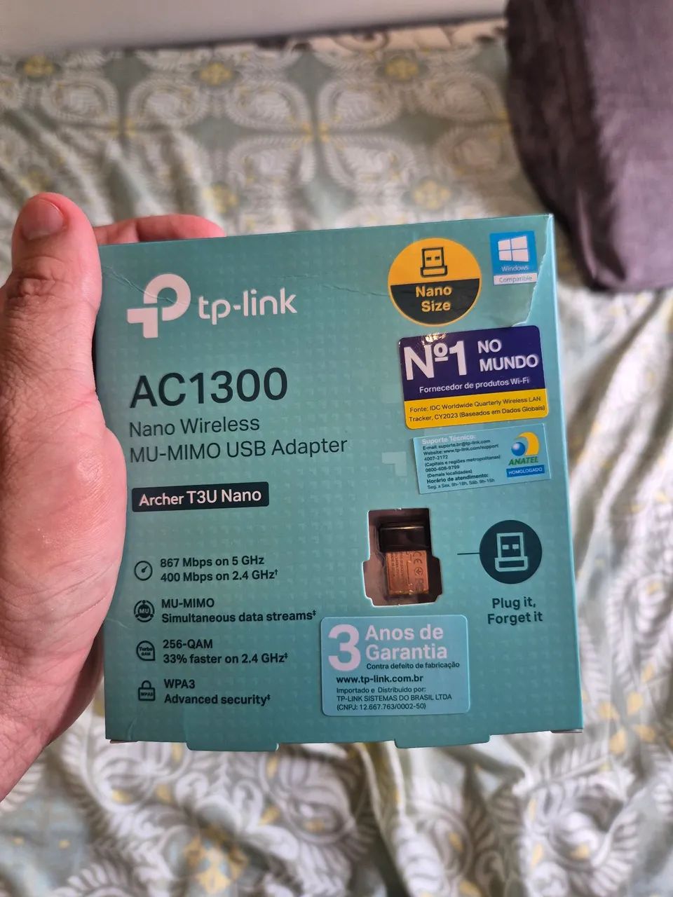Adptador wifi usb mini tplink