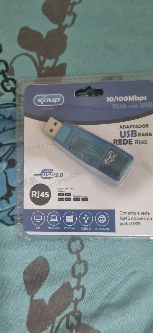 Adaptador USB para rede RJ45