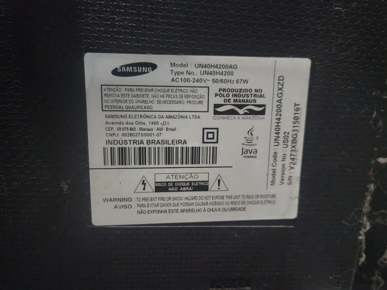TV Samsung para retirada peças (negociável) - Foto 3