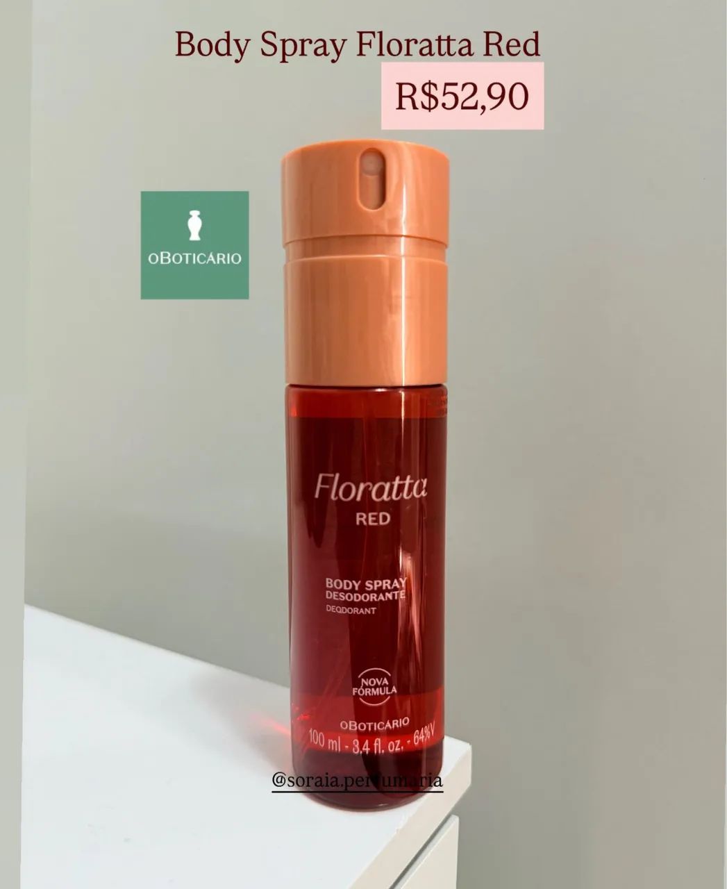 Body Spray Floratta Red