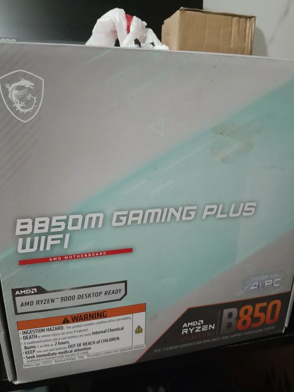 B850m Gaming Plus wi-fi Placa mãe 