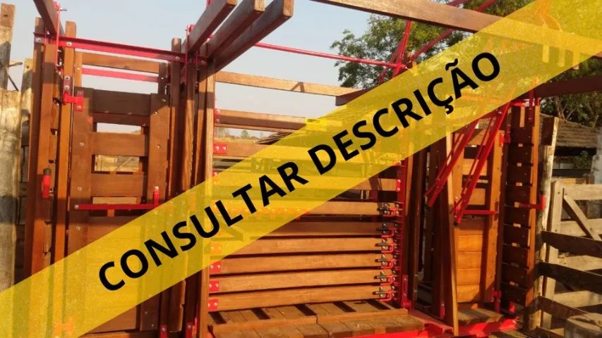 Tronco Brete de Contenção Animal 