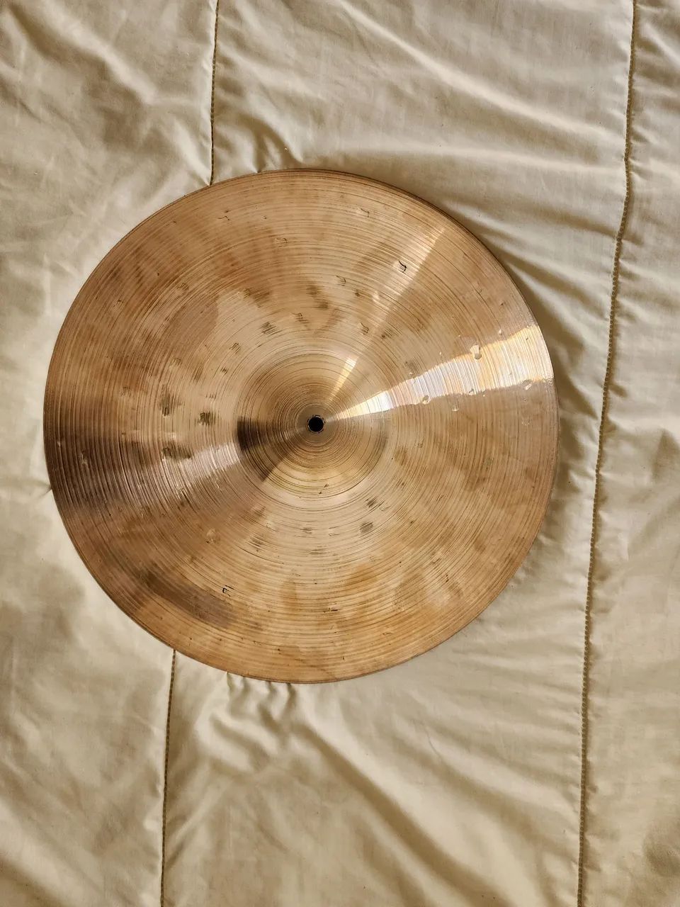 Medium Thin Crash 19 B10 Hole Cymbals Krest Rustic