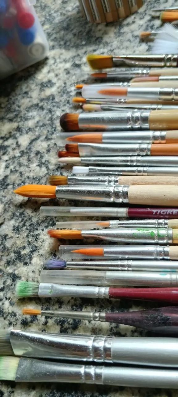 Pinceis novos So para quem desenha .leia descricao. - Foto 4