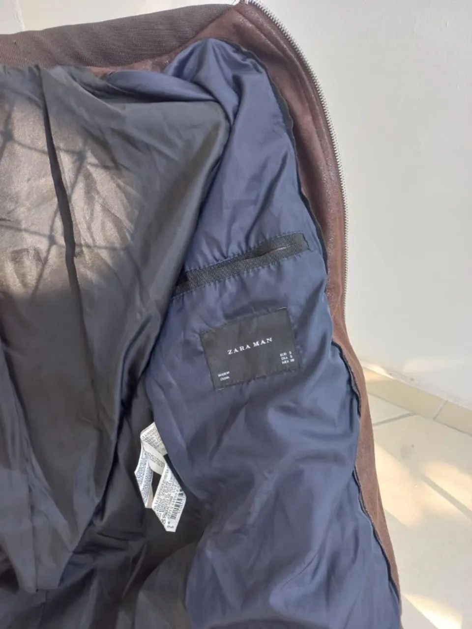 Jaqueta Zara | Masculina | Marrom - Foto 4