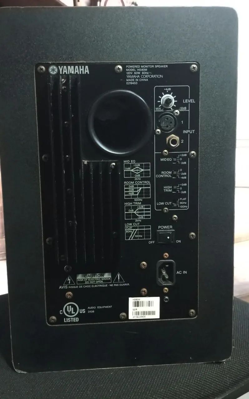 YAMAHA HS80 monitor  - Foto 2